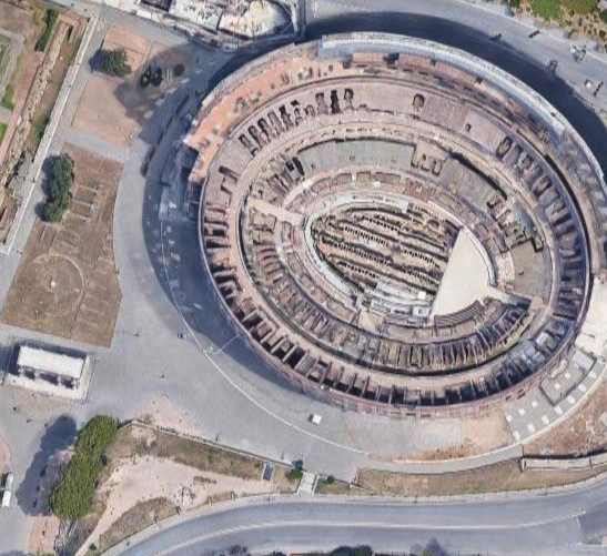 immagine satellite anfiteatro